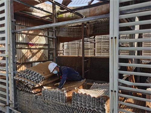 減少冷卻塔填料阻塞的方法,冷卻塔填料安裝視頻