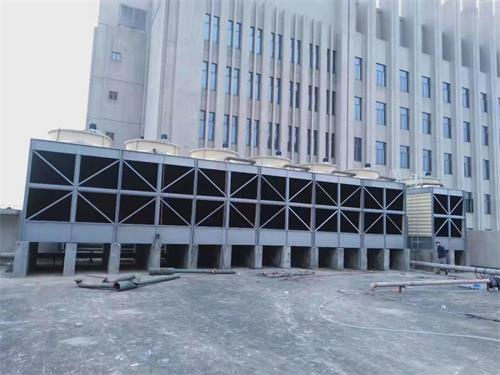 冷卻塔廠家手把手教你換風機(方型橫流冷卻塔廠家)